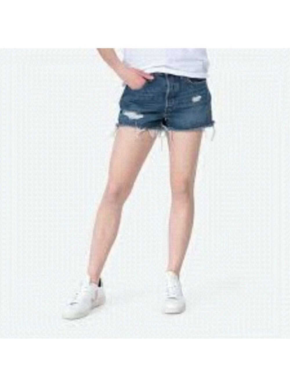 Levi's Cut Off Distressed Shorts Size 25